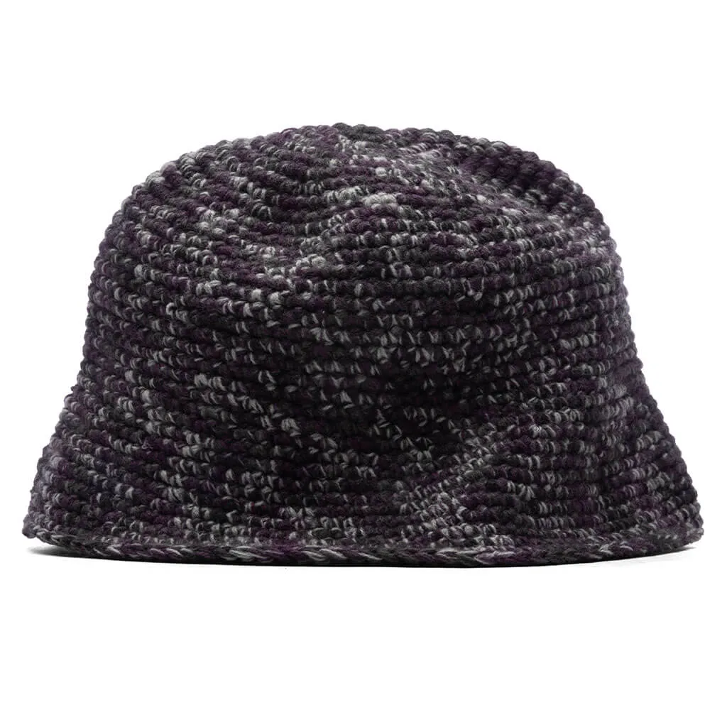 Vacation Knit Bucket Cap - Grey