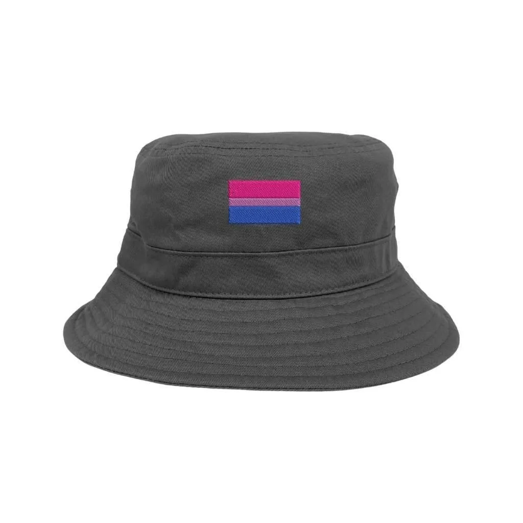 Valid Bisexual Pride Flag Bucket Hat