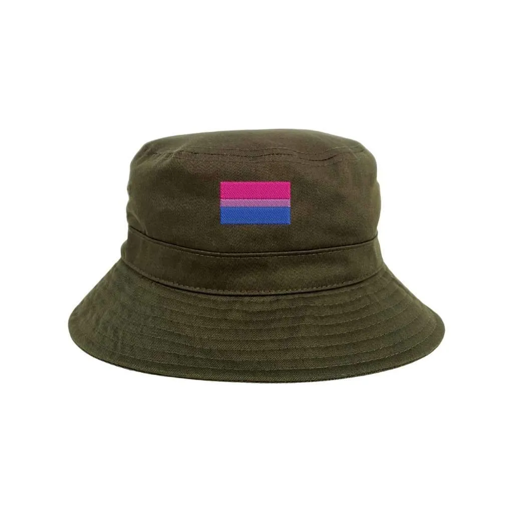 Valid Bisexual Pride Flag Bucket Hat