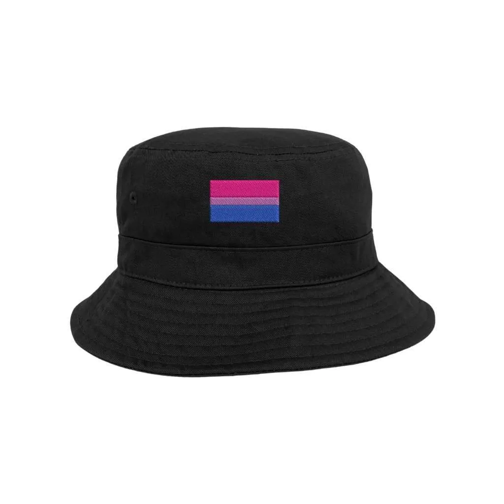 Valid Bisexual Pride Flag Bucket Hat