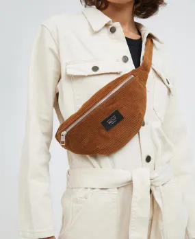 Waist Bag in Caramel Corduroy