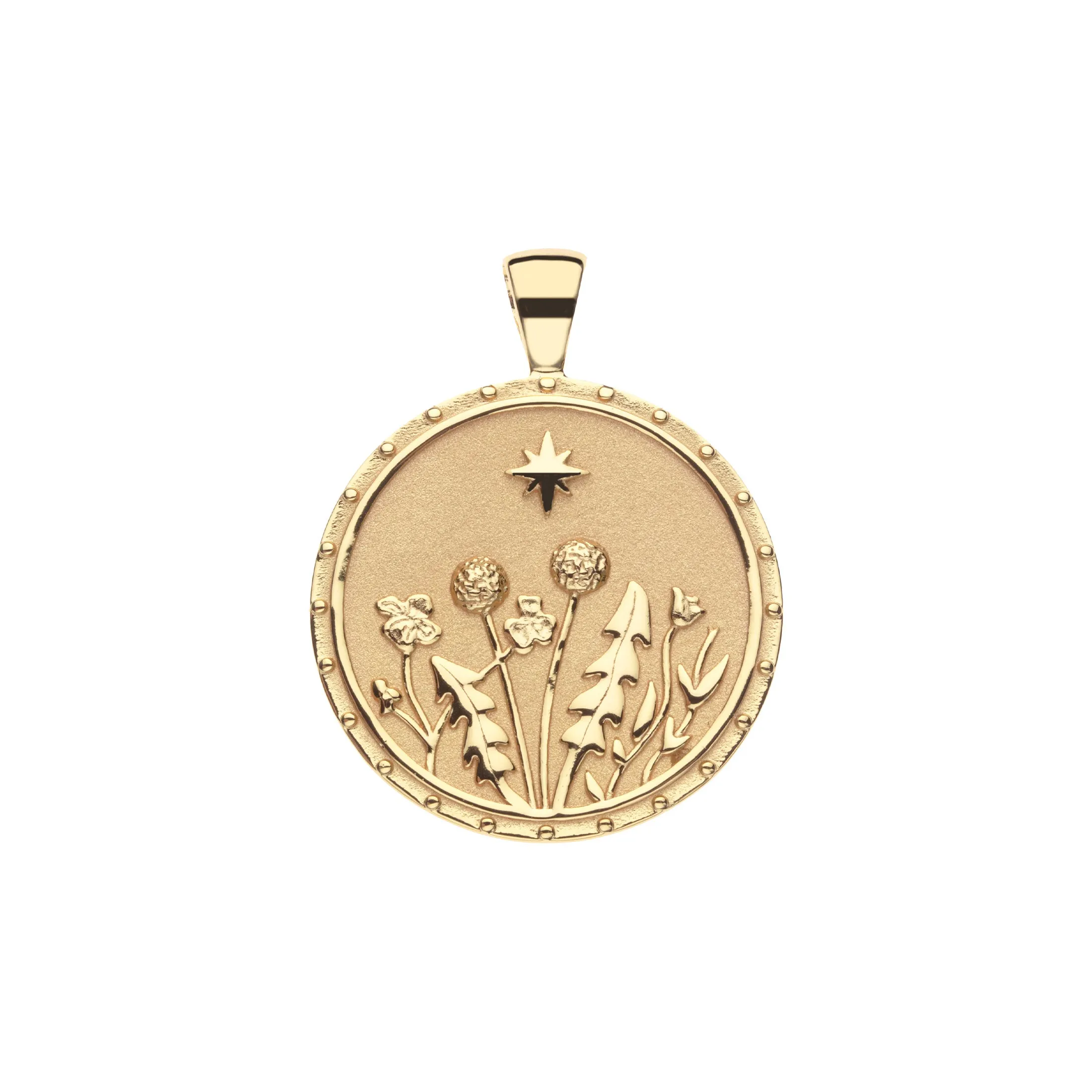 WANDERLUST Wildflowers JW Original Pendant Coin