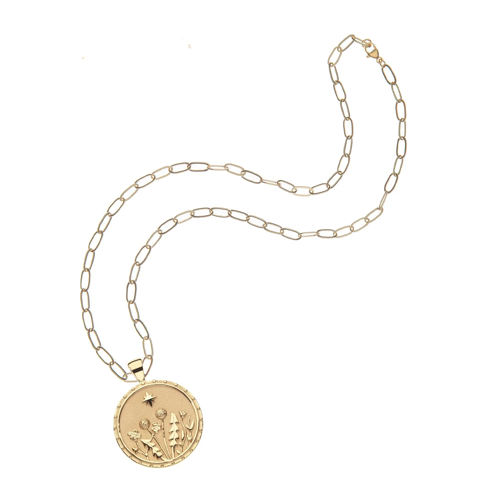 WANDERLUST Wildflowers JW Original Pendant Coin