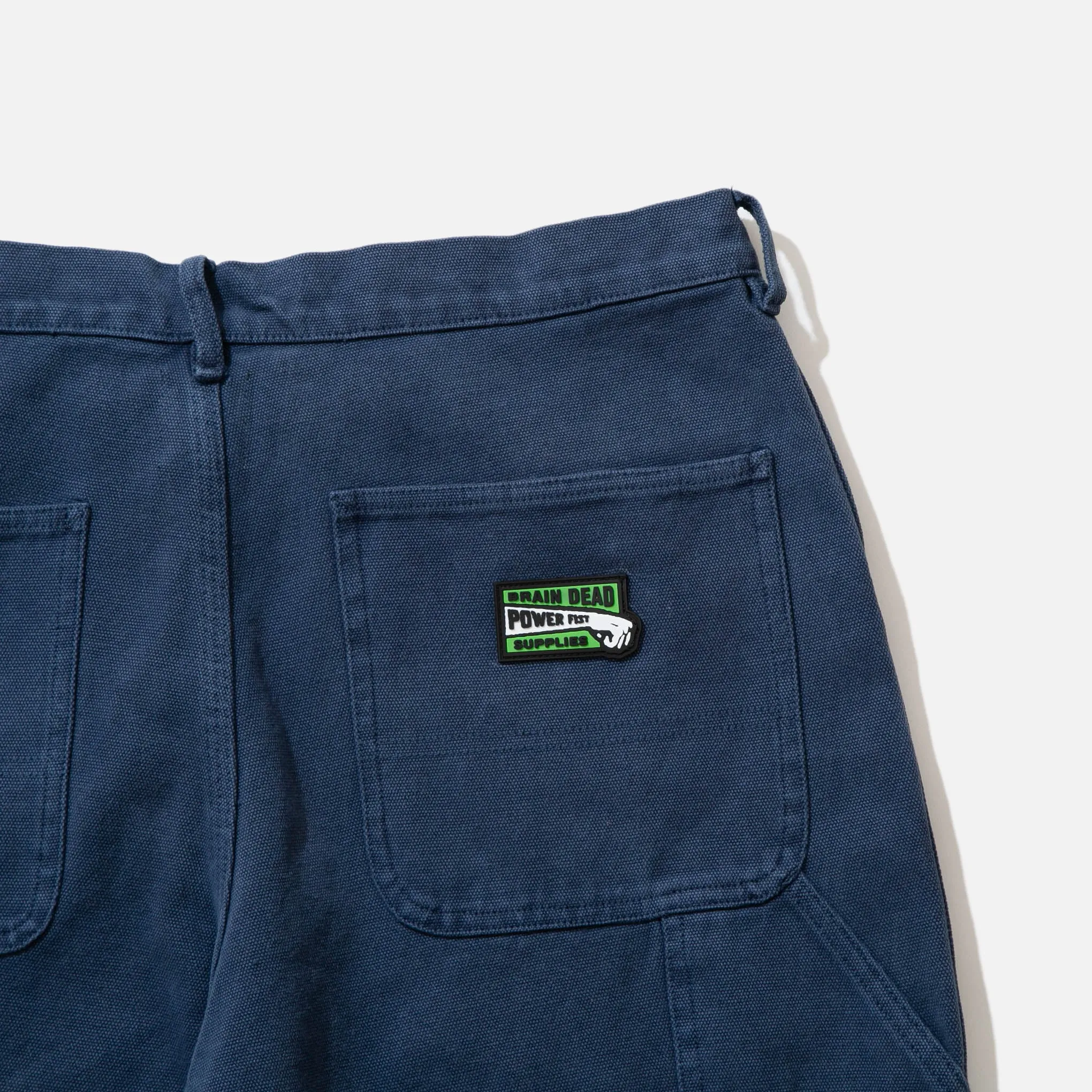 Washed Hard / Soft Wear Carpenter Short - Navy